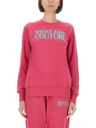 VERSACE JEANS COUTURE SWEATSHIRT WITH LOGO