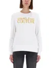 Versace Jeans Couture Sweatshirt With Logo In White