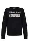 VERSACE JEANS COUTURE VERSACE JEANS COUTURE SWEATSHIRT WITH SHIMMERING APPLIQUÉS