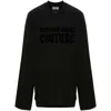 Versace Jeans Couture Flocked-logo Sweatshirt
