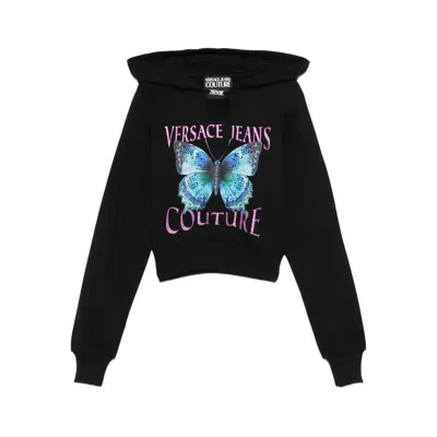 VERSACE JEANS COUTURE SWEATSHIRTS BLACK