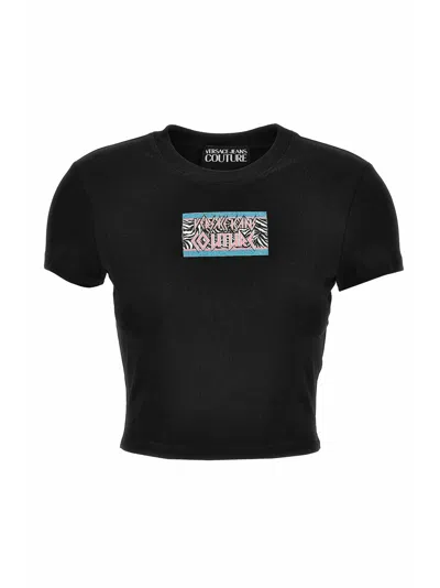 Versace Jeans Couture T-shirt In Black