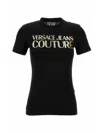 Versace Jeans Couture Embellished T-shirt In Black