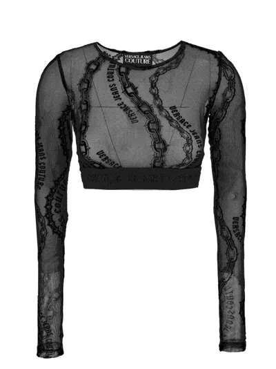 Versace Jeans Couture T-shirt In Black