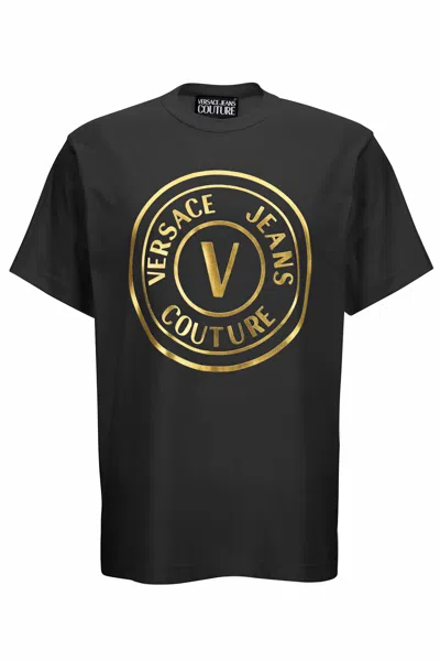 Versace Jeans Couture T-shirt In Black