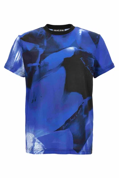 Versace Jeans Couture T-shirt In Blue