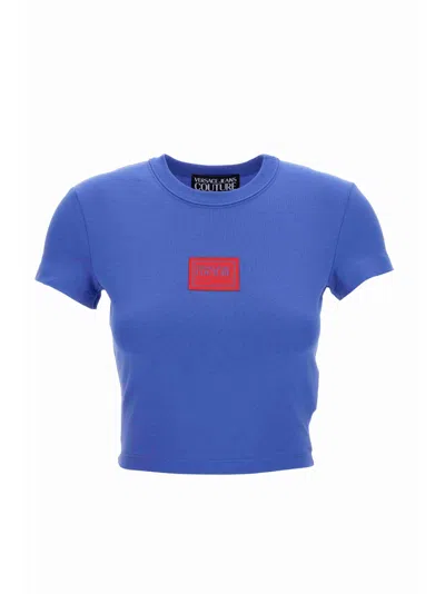 Versace Jeans Couture T-shirt  Woman In Blue