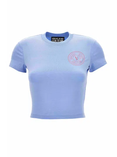 Versace Jeans Couture T-shirt In Blue