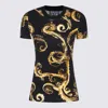 Versace Jeans Couture Watercolour Couture Bodysuit In Black