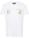 Versace Jeans Couture Logo-print Cotton T-shirt In White