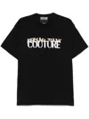 Versace Jeans Couture Logo-print T-shirt In Black