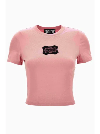 Versace Jeans Couture T-shirt In Pink