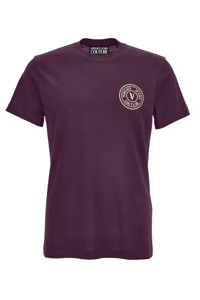 Versace Jeans Couture T-shirt In Purple