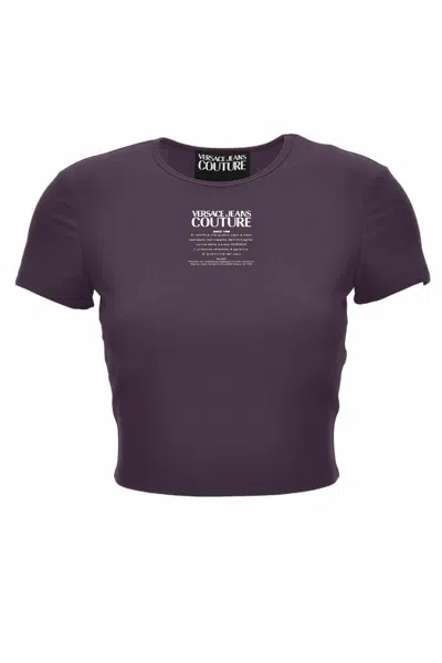 Versace Jeans Couture T-shirt In Purple