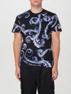 Versace Jeans Couture Short Sleeve T-shirt With Print In 黑色 1