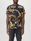 Versace Jeans Couture Black Chromo Couture T-shirt In Schwarz 2