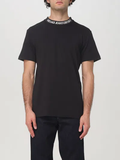 VERSACE JEANS COUTURE T-SHIRT VERSACE JEANS COUTURE MEN COLOR BLACK,G08370002
