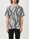 Versace Jeans Couture T-shirt  Men Color Grey In Grau