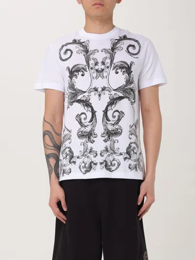 VERSACE JEANS COUTURE T-SHIRT VERSACE JEANS COUTURE MEN COLOR WHITE,G60052001
