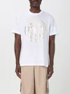 Versace Jeans Couture Logo-print Cotton T-shirt In White