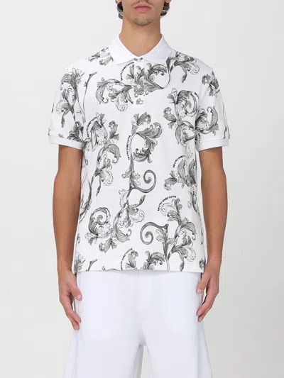 VERSACE JEANS COUTURE POLO SHIRT VERSACE JEANS COUTURE MEN COLOR WHITE,G78940001