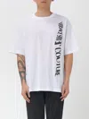 Versace Jeans Couture Vertical-logo T-shirt In White