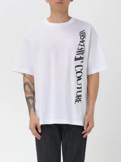 VERSACE JEANS COUTURE T-SHIRT VERSACE JEANS COUTURE MEN COLOR WHITE,H36439001
