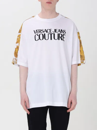 VERSACE JEANS COUTURE T-SHIRT VERSACE JEANS COUTURE MEN COLOR WHITE,F50972001