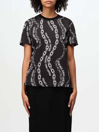 Versace Jeans Couture T-shirt  Woman Color Black 1 In Schwarz 1
