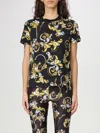 Versace Jeans Couture Barocco T-shirt In Black