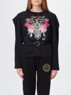 Versace Jeans Couture T-shirt  Woman Color Black In Black