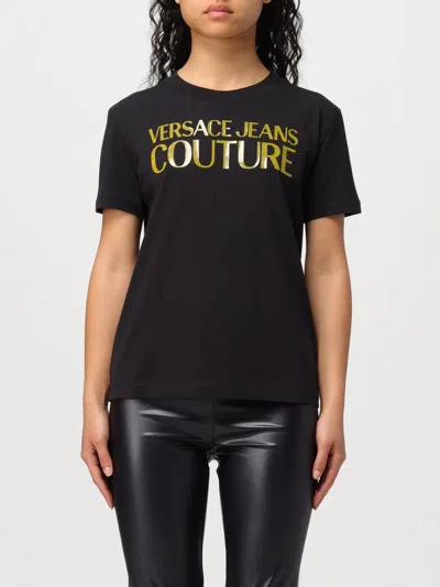 Versace Jeans Couture T-shirt In Black