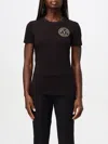 Versace Jeans Couture T-shirt  Woman Color Black In Schwarz