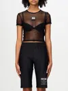 Versace Jeans Couture T-shirt  Woman Color Black In Schwarz