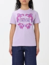 Versace Jeans Couture T-shirt  Woman Color Violet In Violet