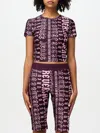 Versace Jeans Couture T-shirt  Woman Color Violet In Violett