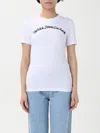 Versace Jeans Couture White Screen-printed T-shirt In White