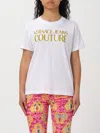 Versace Jeans Couture White Printed T-shirt In White