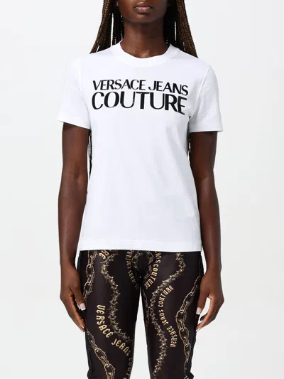 Versace Jeans Couture T-shirt  Woman Color White In Weiss