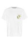 Versace Jeans Couture White Cotton T-shirt In White