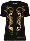 Versace Jeans Couture T-shirt With Chromo Couture Print In Black