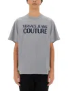 Versace Jeans Couture T-shirt With Logo In Grau