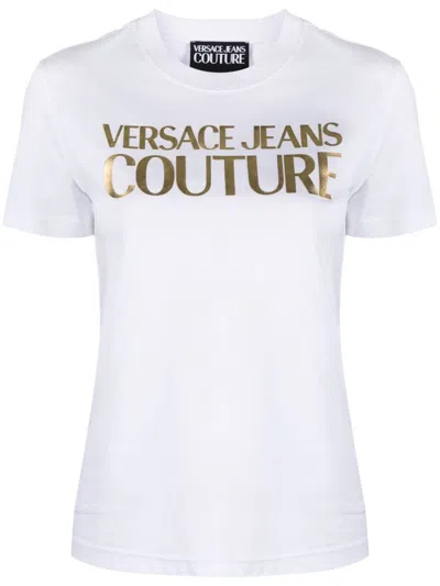 VERSACE JEANS COUTURE VERSACE JEANS COUTURE T-SHIRT WITH LOGO