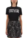 Versace Jeans Couture T-shirt With Logo In Black