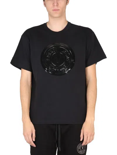 VERSACE JEANS COUTURE VERSACE JEANS COUTURE T-SHIRT WITH LOGO