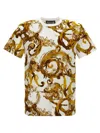 Versace Jeans Couture Printed Cotton T-shirt In White