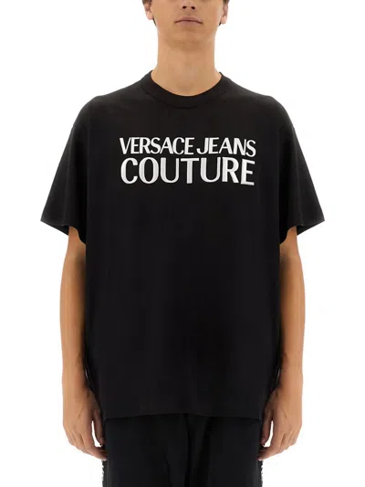 VERSACE JEANS COUTURE VERSACE JEANS COUTURE T-SHIRT WITH LOGO