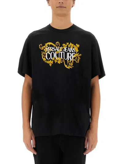 VERSACE JEANS COUTURE T-SHIRT WITH LOGO