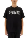 Versace Jeans Couture T-shirt With Logo In Black