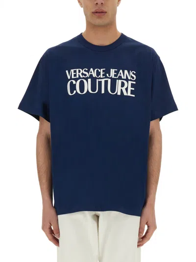 VERSACE JEANS COUTURE T-SHIRT WITH LOGO